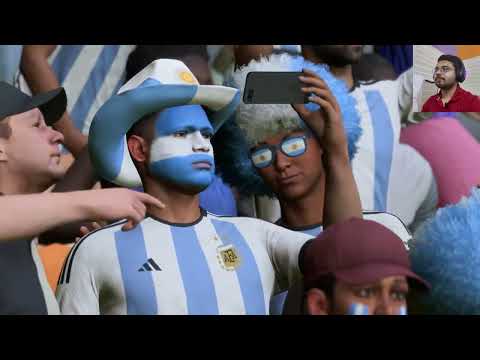 ARG vs SAUDI | Messi Hattrick - FIFA World Cup 2022 Group Stage | FIFA 23 Tournament #messi