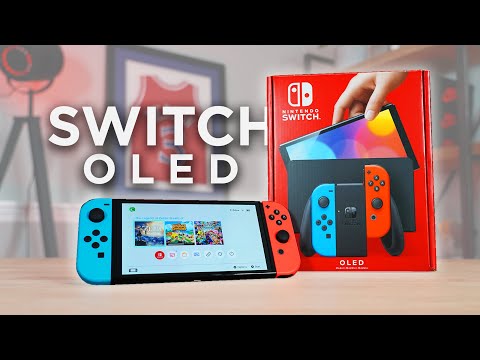 UNBOXING The New NINTENDO SWITCH OLED!