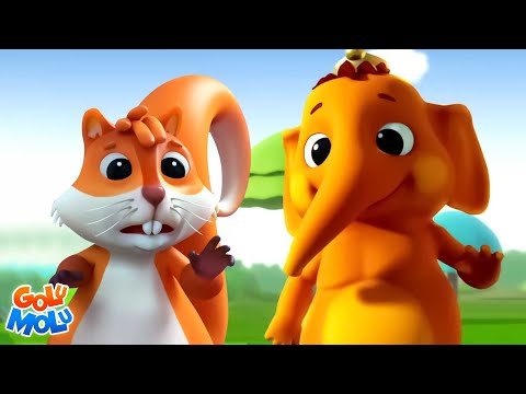 Hathi Raja Kahan Chale, हाथी राजा कहां चले, Popular Golu Molu Hindi Rhymes for Kids