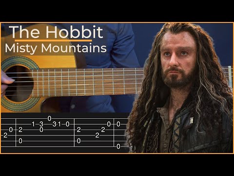 Misty Mountains Cold - The Hobbit (Simple Guitar Tab)