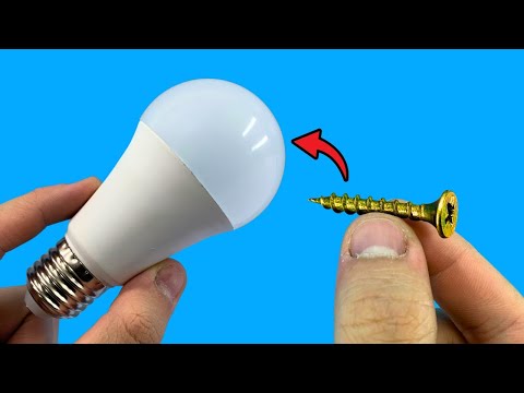 Put 1 old common Phillips screw and fix all LED lamps of your home!