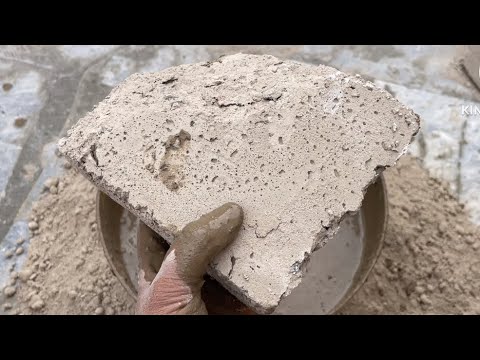 Mud Concrete Crumbling in Water |Short Crumbling video very Satisfying