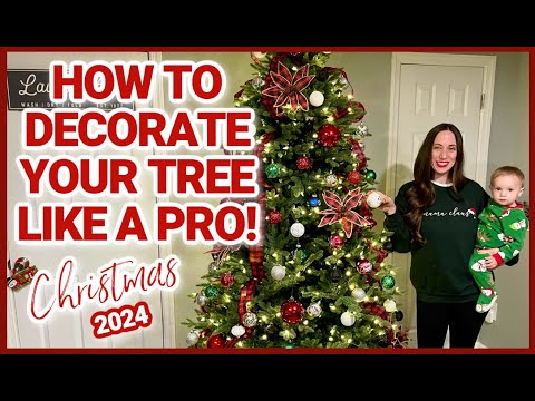 HOW TO DECORATE A CHRISTMAS TREE LIKE A PROFESSIONAL STEP BY STEP Guide | Christmas Tree Decor Tips