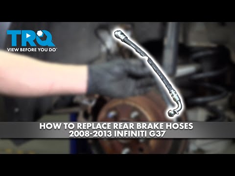 How to Replace Rear Brake Hoses 2008-2013 INFINITI G37