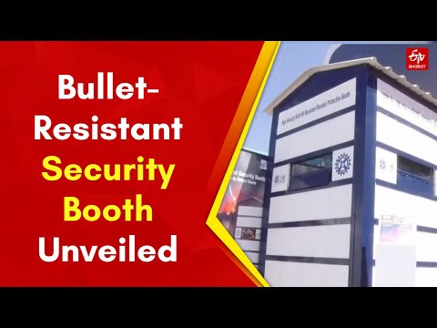 Bullet-Resistant Security Booth Unveiled At Aero India 2025 To Protect Soldiers | ETV Bharat