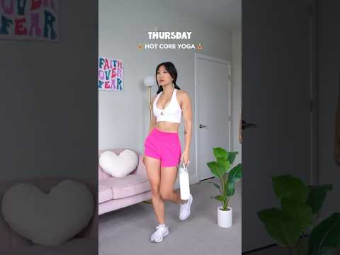 my weekly workout routine as outfits 🏃‍♀️🏋️‍♀️🧘‍♀️ sub for more outfit ideas 🫶