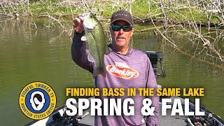 Bass...Spring Vs Fall location (bass fishing)