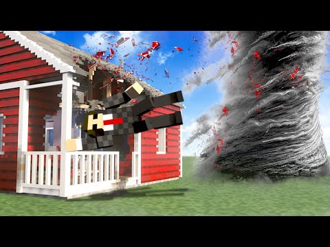 REALISTIC TORNADO DESTROYS TOWN in Teardown!