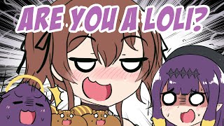 【Natsuiro Matsuri & Ninomae Ina'nis】♥ Are You A Loli, Ina-tan? ♥【Hololive Animated EngSub】