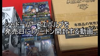 シャドバエボルヴを1カートン(20箱)を発売日に開封する。前編【Shadowverse EVOLVE】