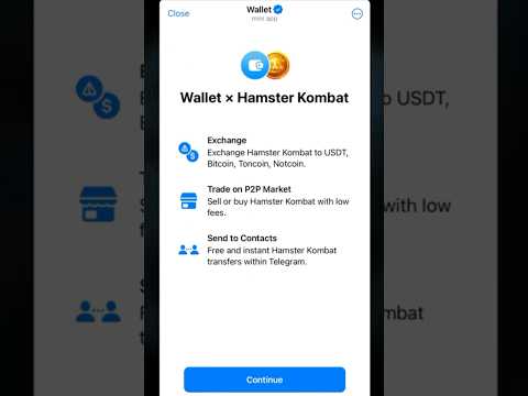 Hamster Kombat Claim In Telegram Wallet