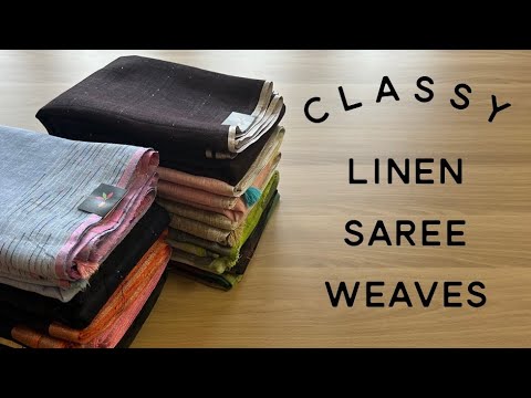 Detailed Video - Classy Linen Sarees | Shop on www.fabk.in