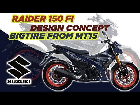 Raider 150 FI BIGTIRE CONCEPT | Breed from MT15 YAMAHA | Photoshop