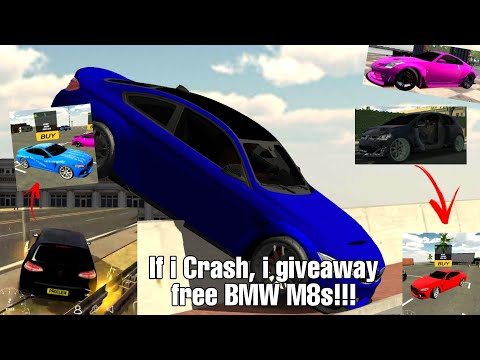 If I Crash, I Have To Sell My BMW M8 For FREE! | Car Parking Multiplayer Challenges