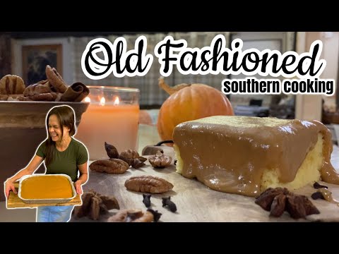 It Tastes like Grandma's House...😲 | Traditional Southern Supper & Old-Fashioned Peanut Butter Cake