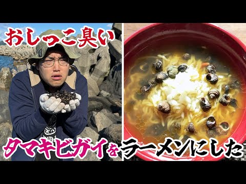 おしっこ臭いタマキビガイをラーメンにした