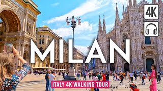 MILAN, Italy 4K Walking Tour - Captions & Immersive Sound [4K Ultra HD/60fps]