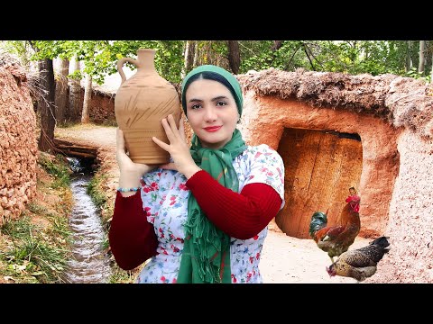 Full Roast Chicken Recipe in Iranian Style | Village Life in Mountsins