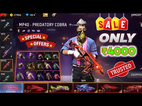 Free Fire id Sell Low Price 😱💸|| FF id SELL 🛒Low Price ma id 🤯💸|| All Evo Max || Trusted id Seller💯✅