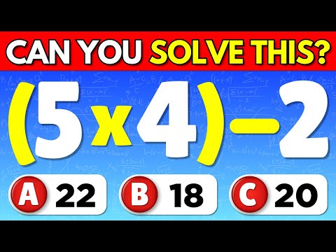 Can You Ace This Maths Quiz...? ✖️😎➗ | Easy, Medium, Hard, Impossible