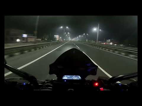 This is why I love riding at Night . Krishnagar to Barajaguli via NH12 #nh12 #dominar400cc