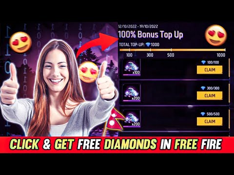 100 % BONUS TOP UP EVENT FOR NEPAL || KADDU GAMING