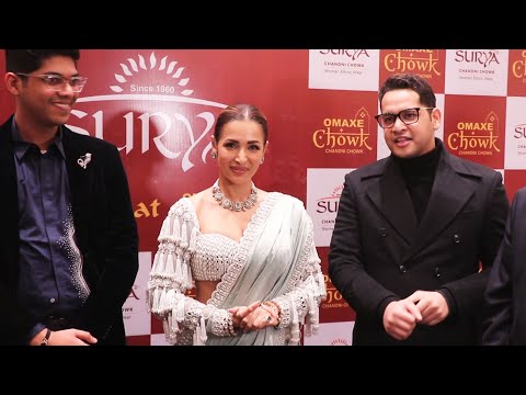 Malaika Arora In Delhi For The Launch Of House Of Surya Store