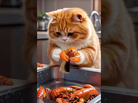 Fatty Chef #cat #catfunny #chubbycat #funny #catvideos #cute