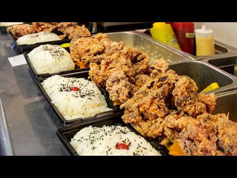 Sold Out Instantly! 300kg of Fried Chicken Sold Out Every Day at This Mega Bento Shop!