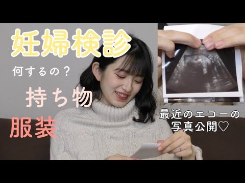 【妊娠日記】最近のエコー写真公開します！妊婦検診のお話♡