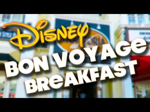 EATING AT - DISNEY'S BON VOYAGE CHARACTER BREAKFAST - TRATTORIA AL FORNO