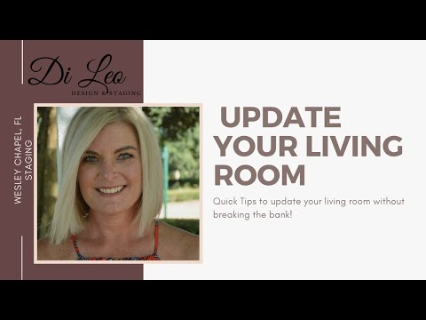 Update Your Living Room | Di Leo Design & Staging w/ Cartwright Realty- Wesley Chapel, FL