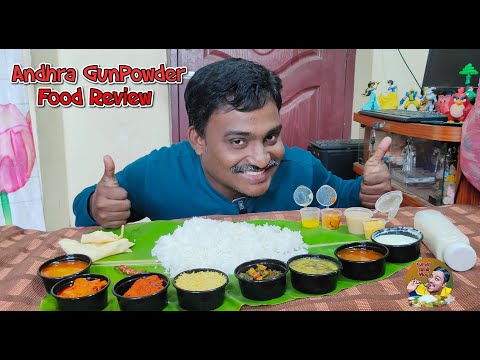 Andhra gunpowder restaurant chennai | nonveg meal | food review tamil | kumar tamil vlog | food vlog