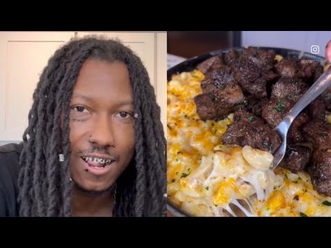 Derrick Makes Steak Bites and Mac & Cheese