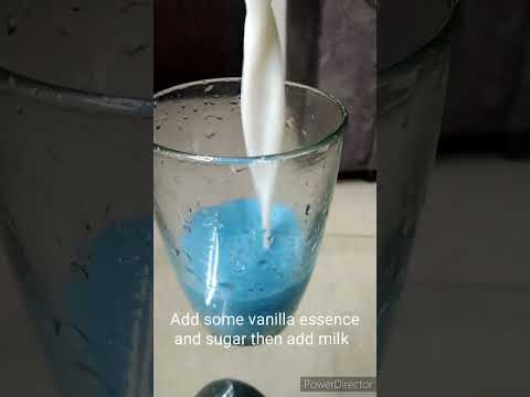 Shangupushpam milkshake ശംഖുപുഷ്പം ഷേക്ക്‌ #butterfly pea drink