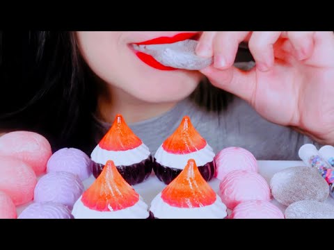 ASMR Marshmallow, Rice Cake, Mochi Eating Vlog, Mukbang 마시멜로우, 떡, 모찌먹기 @SugarHiASMR