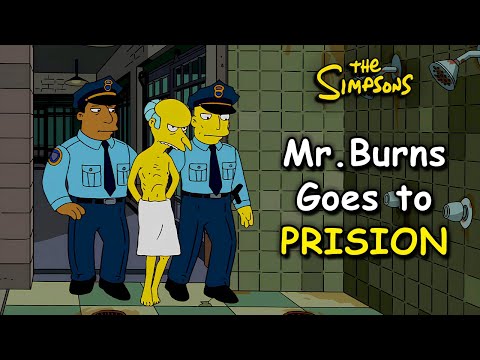 What Happens When Mr. Burns Goes To JAIL? | The Simpsons Recap