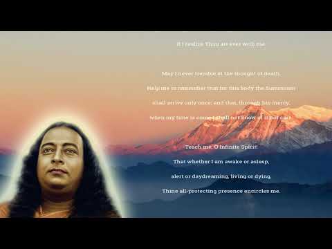 May I overcome Fear - Sri Paramahansa Yogananda (Whispers of Eternity)