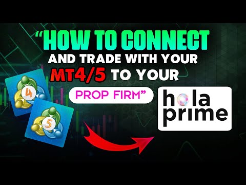 How to Connect and Trade with your MT4/5 to your prop firm #Holaprime #FOREXLIVE #XAUUSD