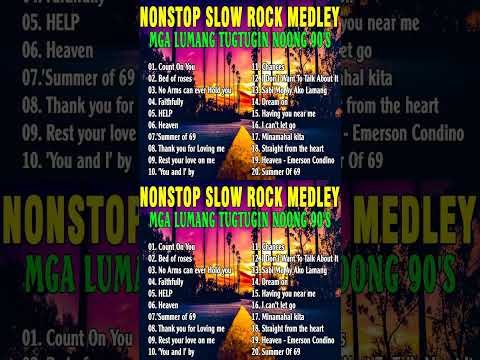 Best Nonstop Slow Rock Medley 📀 New Mga Lumang Tugtugin 📀 Emerson Condino Nonstop 2023