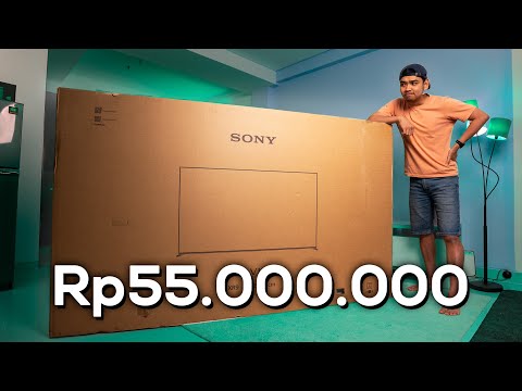 Rasanya pake TV TERBAIK dari Sony 🤤 - Unboxing BRAVIA 9 Indonesia!