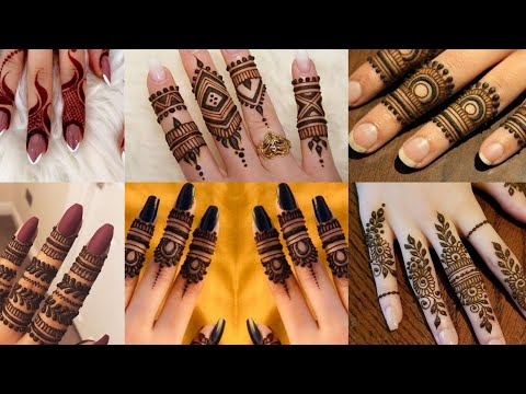 pretty fingers mehendi design|mehendi on fingers#mehendidesign #henna #hennadesign #mehndi