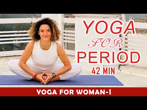 Easy Practice during Menstruation pain | Gentle Yoga For Period cramps