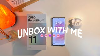 cozy (ASMR) vlog 🍊🧡 ~ Unbox with me! OPPO Reno11 Pro  📦