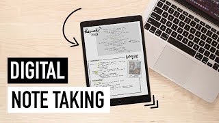 DIGITAL NOTE TAKING 101 | GoodNotes + OneNote Tips for iPad/Laptop