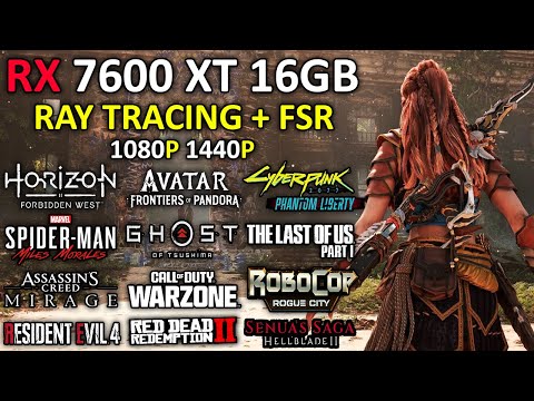 RX 7600 XT 16GB in 2024 | Test in 20 Games | Ray Tracing + FSR 3 | 1080p & 1440p