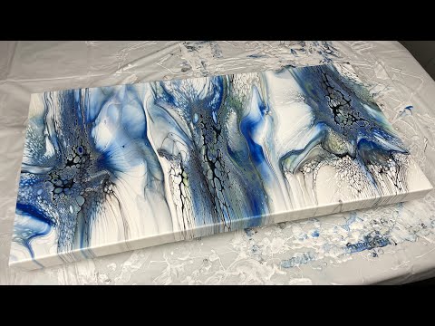 15”x30” Serene Large Deconstructed Bloom | Shelee Art Bloom Technique |  #thislittlepiggy