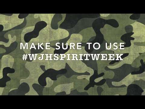 WJHS Spirit Week: Monday - Camo Day