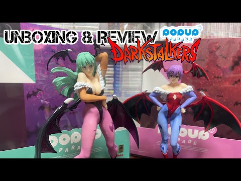 Popup Parade - Morrigan & Lilith (Darkstalker, Vampire Saviour, Marvel Vs Capcom) Unboxing & Review