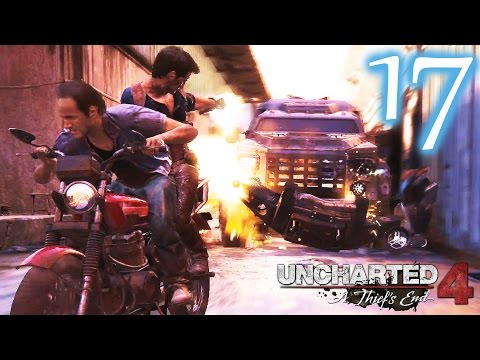 Uncharted 4 Walkthrough Gameplay (CRUSHING) | Part 17 - Market Madness (Audio Commentary)